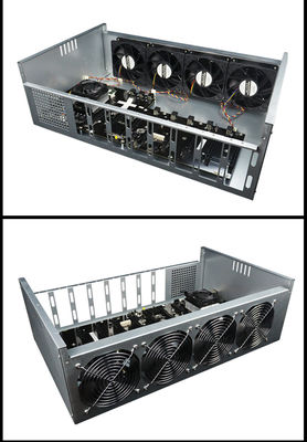 Bergbau Rig Machine, Bergbau Rig Frame BTC ETH GPU AMDs A68 8 Gpu